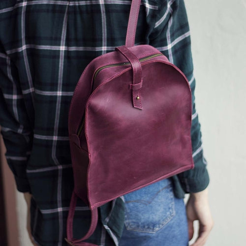 Soft Leather Backpack