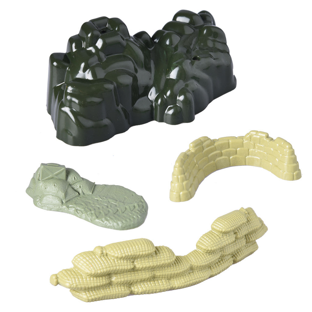 Military Playset Includes Game Pad And Battlefield Tools With Storage Containe