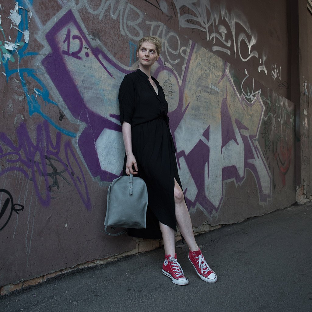 Soft Leather Backpack