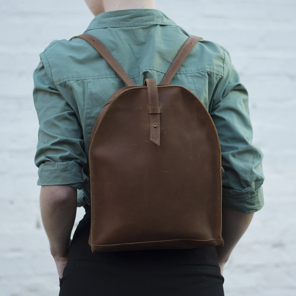 Soft Leather Backpack