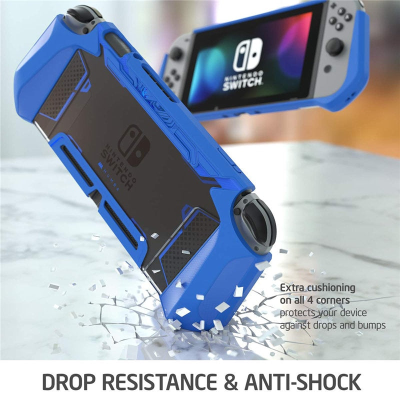 For Nintendo Switch Case MUMBA Series Blade TPU Grip Protective Cover