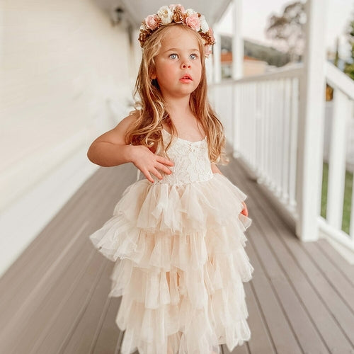 Little Girl Ceremonies Dress Baby Children's Clothing Tutu Kids