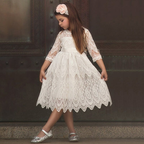 Little Girl Ceremonies Dress Baby Children's Clothing Tutu Kids