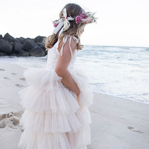 Little Girl Ceremonies Dress Baby Children's Clothing Tutu Kids