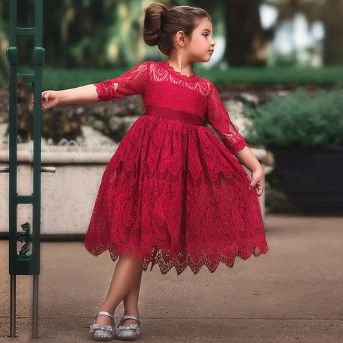 Little Girl Ceremonies Dress Baby Children's Clothing Tutu Kids