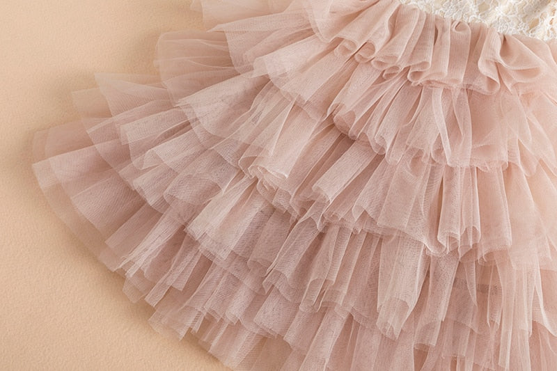 Little Girl Ceremonies Dress Baby Children's Clothing Tutu Kids