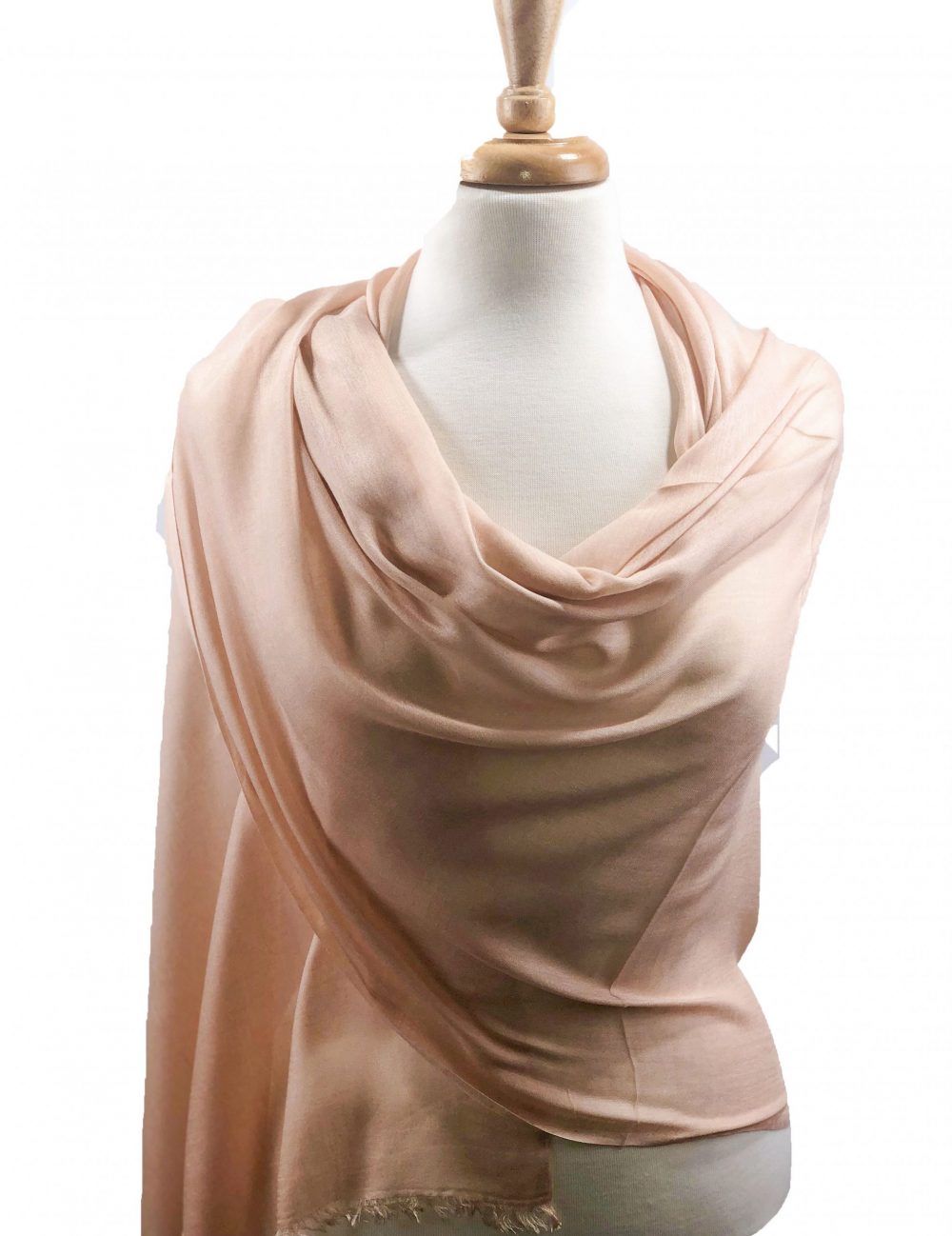 Beige Modal Solid Scarf