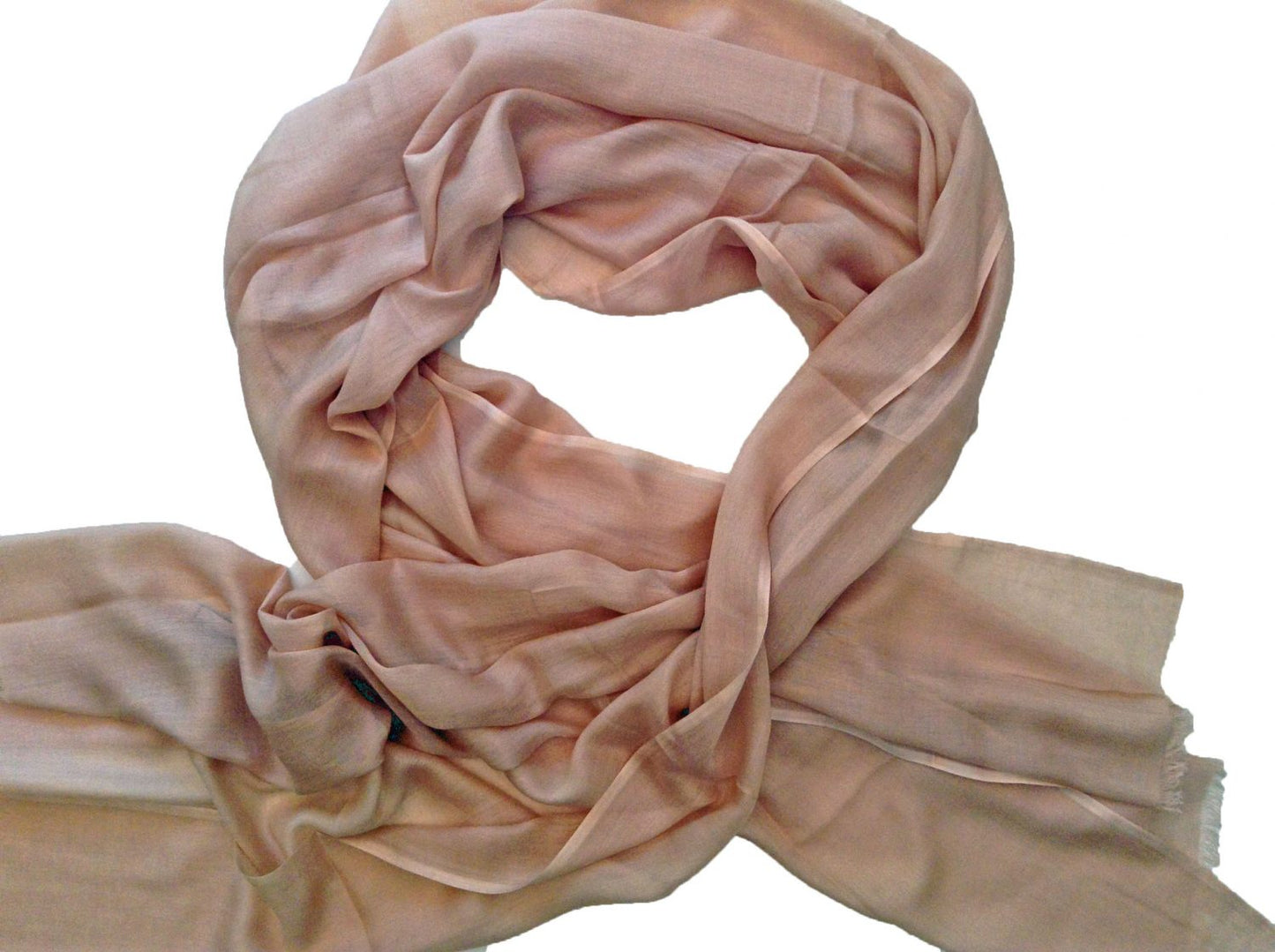 Beige Modal Solid Scarf