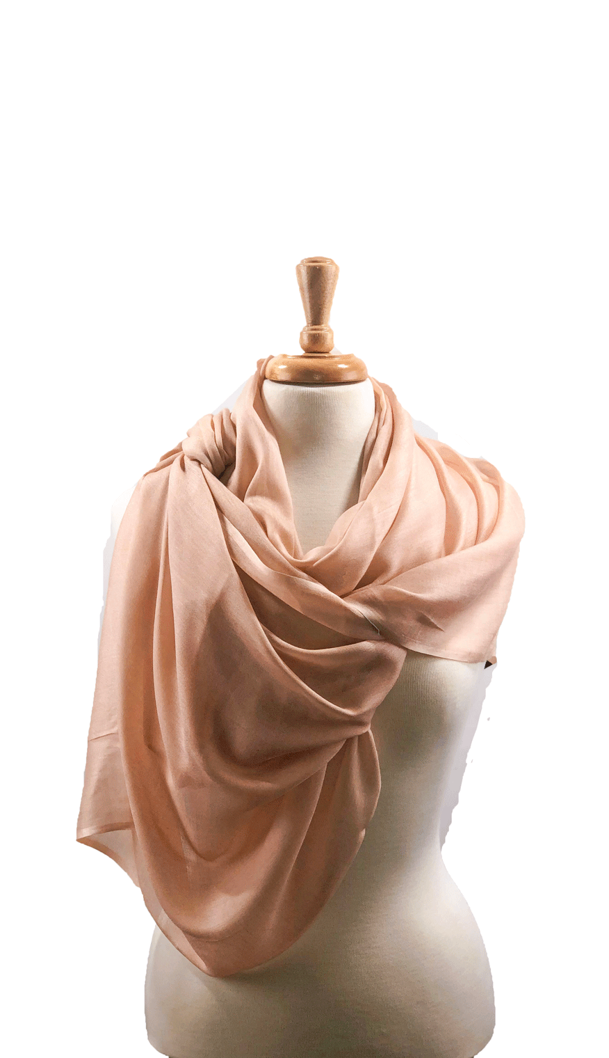 Beige Modal Solid Scarf