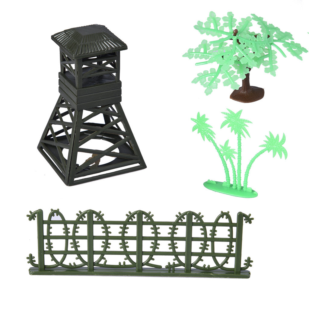 Military Playset Includes Game Pad And Battlefield Tools With Storage Containe