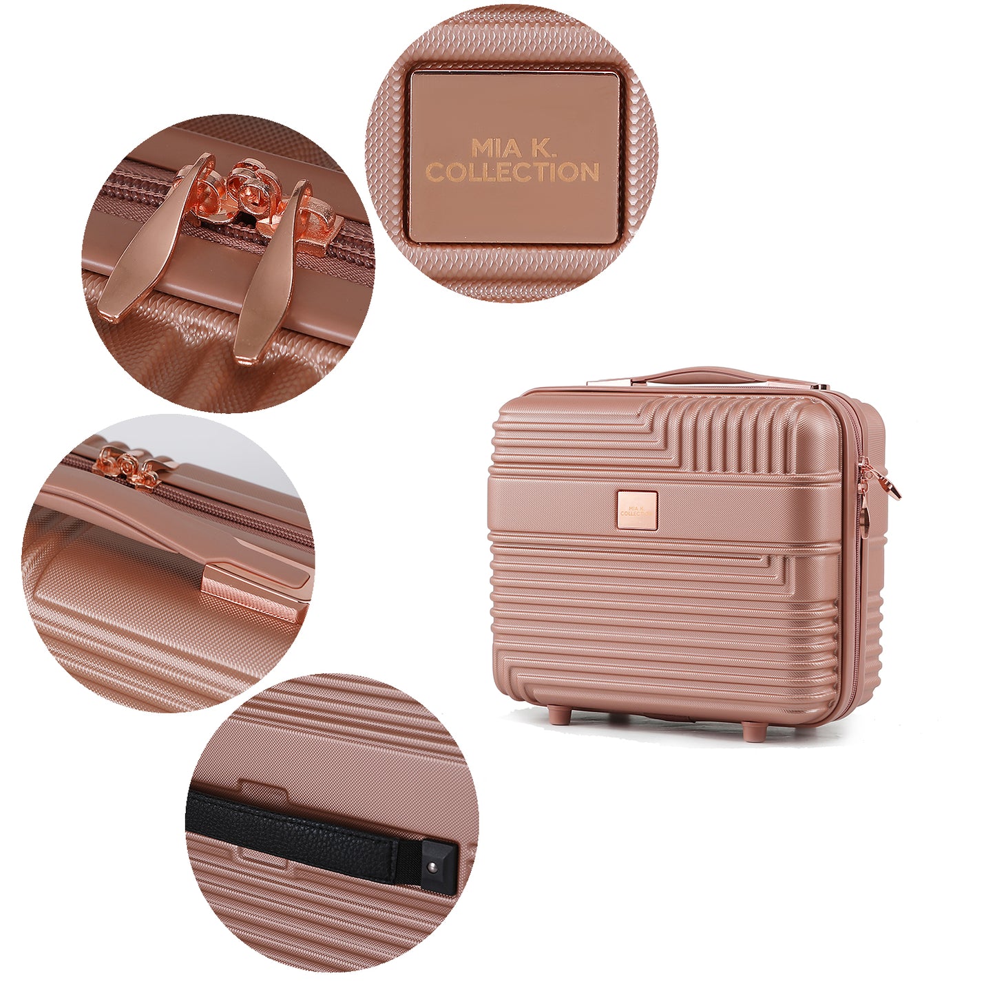 Mykonos Luggage Set with a Medium Carry-on and Small Cosmetic Case