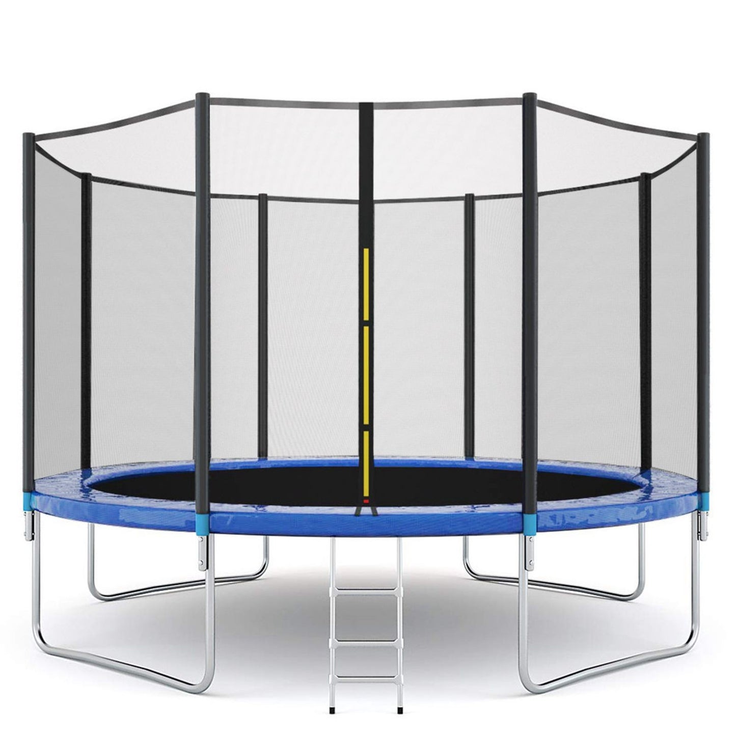 12 FT Kids Trampoline With Enclosure Net Jumping Mat And Spring Cover Padding
