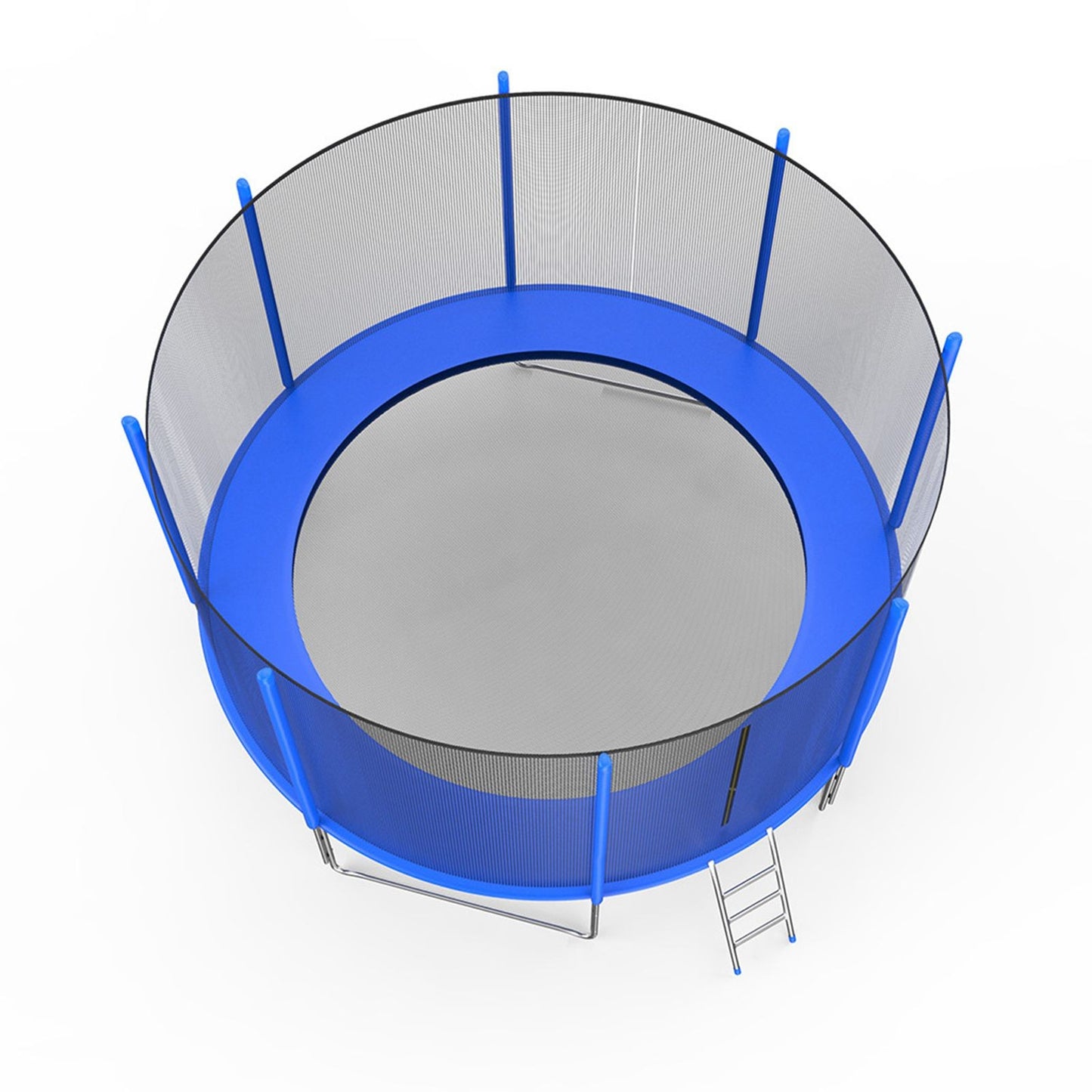 12 FT Kids Trampoline With Enclosure Net Jumping Mat And Spring Cover Padding