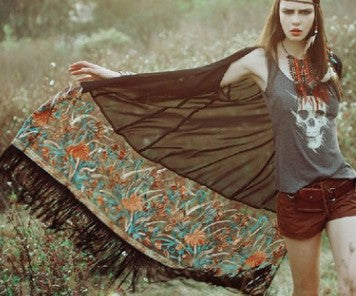 Bohemian Style Kimono W Tassel