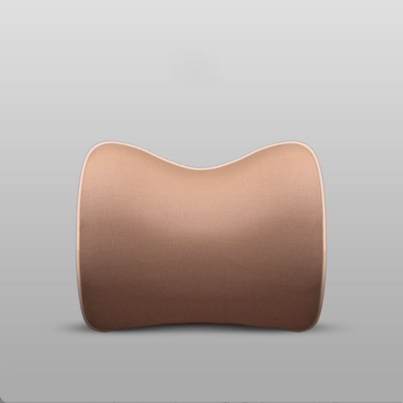 Memory foam car headrest lumbar support