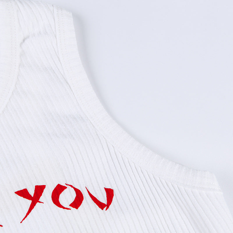 Yellow Crane Tower vest top