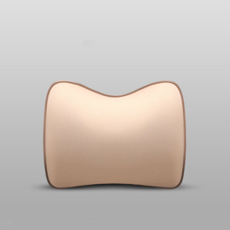 Memory foam car headrest lumbar support