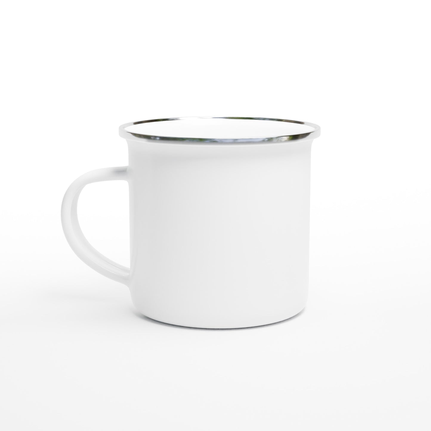 White 12oz Enamel Mug