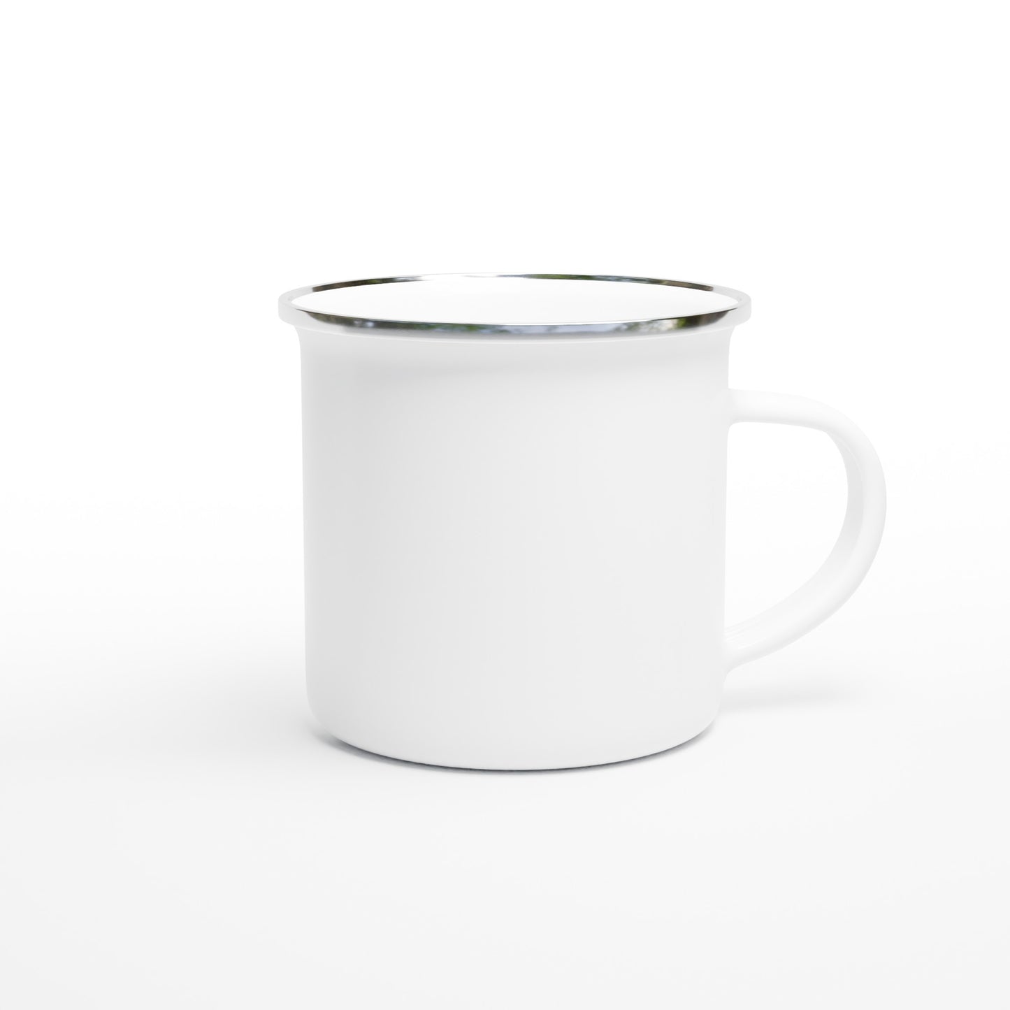 White 12oz Enamel Mug
