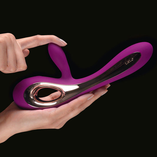 Female Rechargeable Mute Waterproof Double Head Vibrating