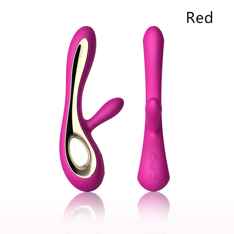 Female Rechargeable Mute Waterproof Double Head Vibrating