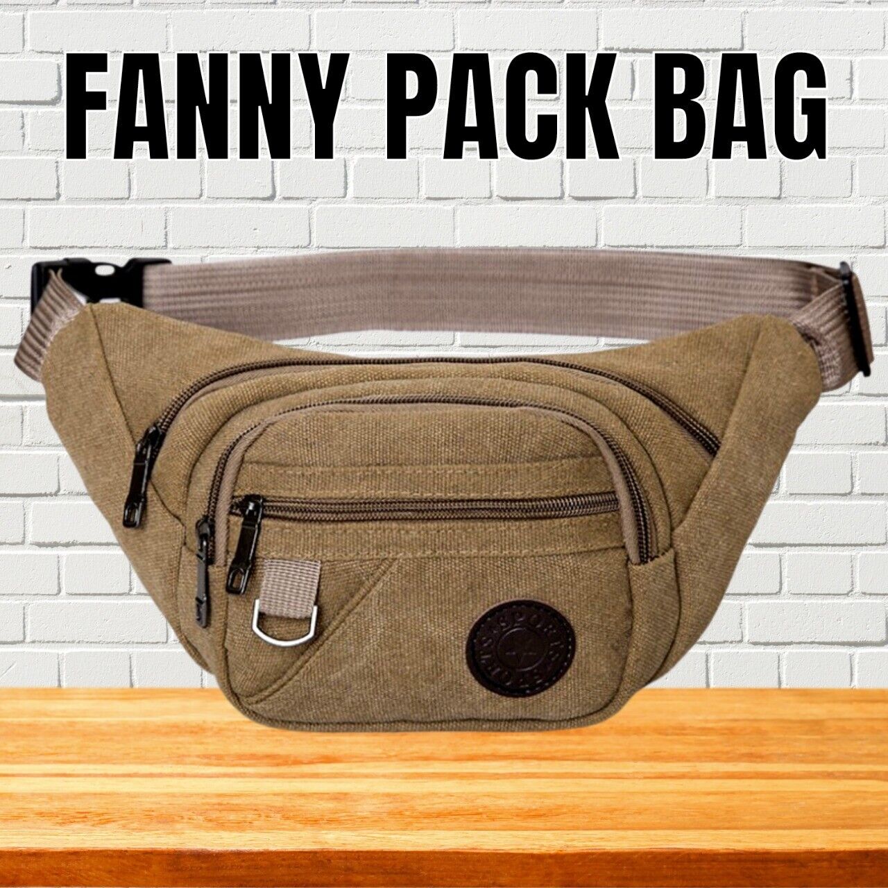 Fanny Pack Men Women Waist Belt Bag Purse Hip Pouch Travel Sport Bum Chest Bag