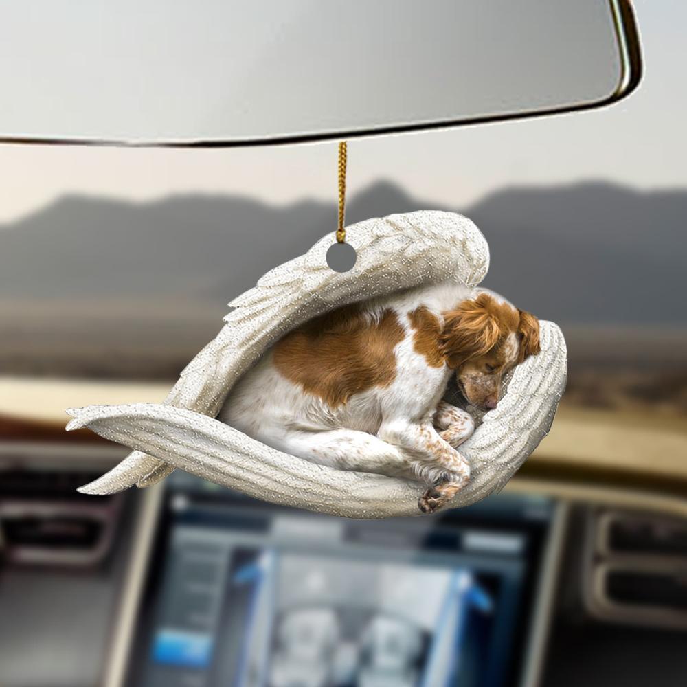 Car Pendant Sleeping Dog Angel Home Decor Acrylic Showcase Hanging Ornaments For Doors