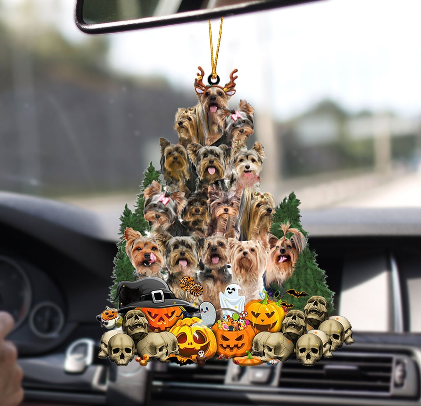 Car Pendant Sleeping Dog Angel Home Decor Acrylic Showcase Hanging Ornaments For Doors