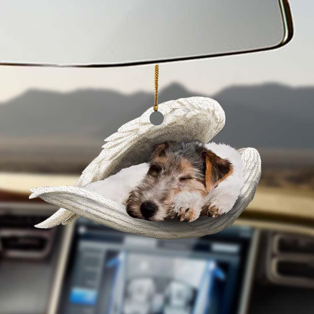Car Pendant Sleeping Dog Angel Home Decor Acrylic Showcase Hanging Ornaments For Doors