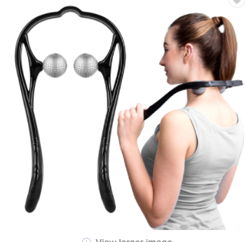 Plastic Pressure Point Therapy Neck Massageador Massagem Relieve Hand Roller Neck Massager For Neck Shoulder Trigger Point