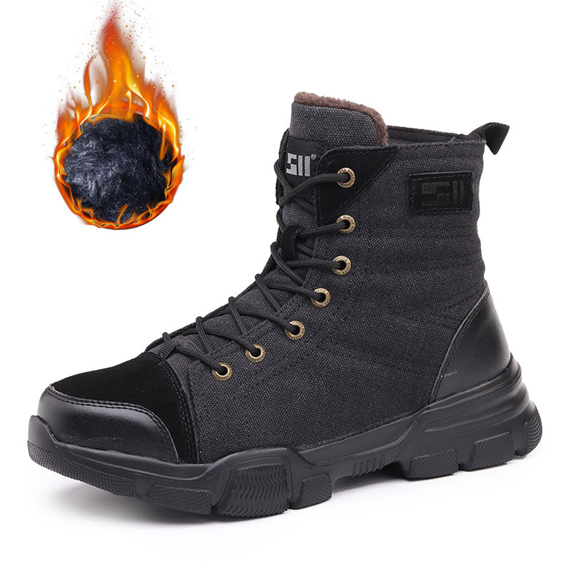 Safety Shoes Steel Toe Cap High-Top Work Protective Labor Insurance Shoes