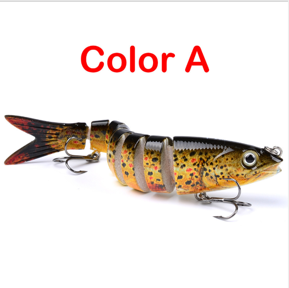 Pike Fishing Lures Artificial Multi Jointed Sections Hard Bait Trolling Pike Carp Fishing Tools