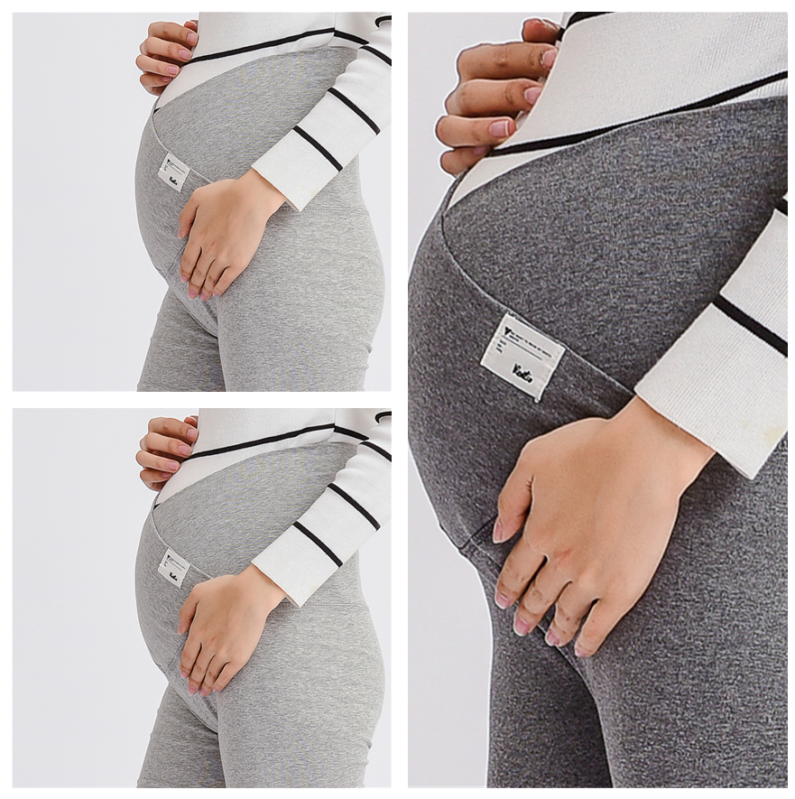 Pregnant women's cross low waist leggings