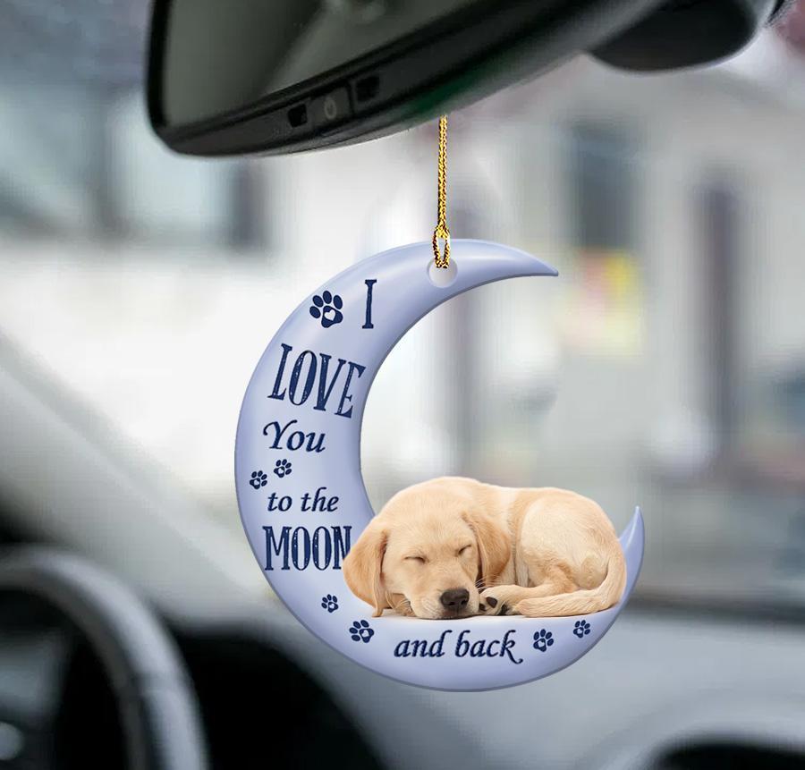 Car Pendant Sleeping Dog Angel Home Decor Acrylic Showcase Hanging Ornaments For Doors