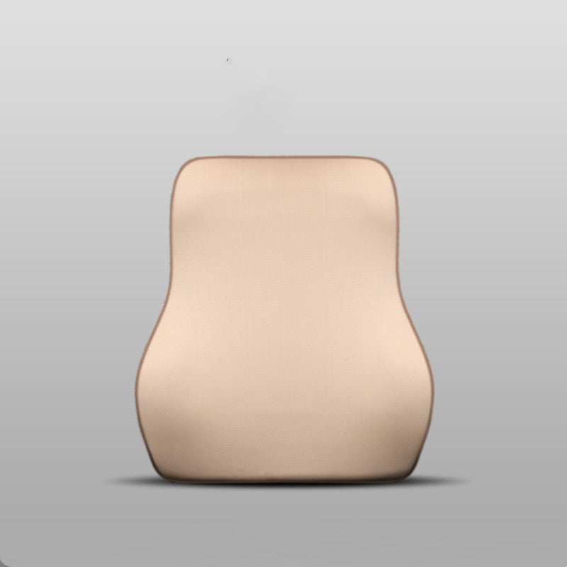 Memory foam car headrest lumbar support