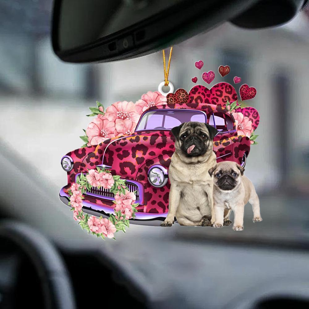 Car Pendant Sleeping Dog Angel Home Decor Acrylic Showcase Hanging Ornaments For Doors