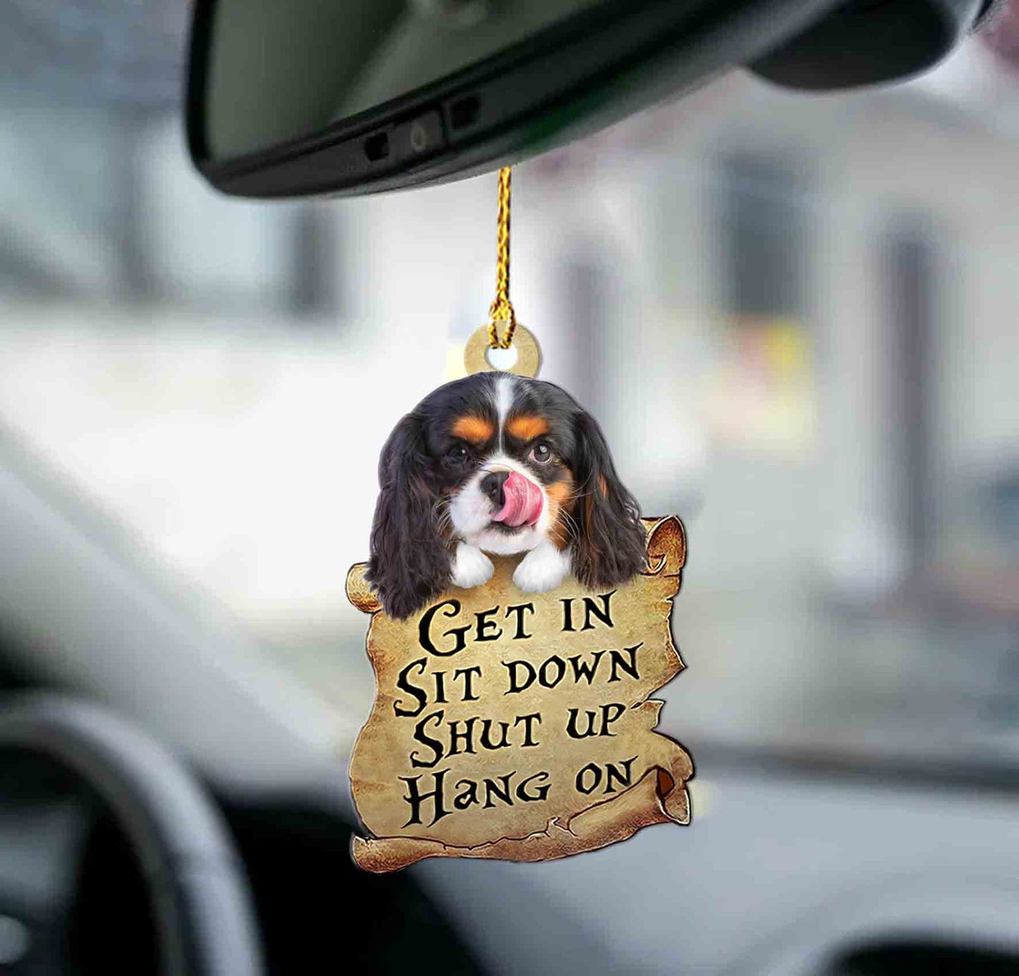 Car Pendant Sleeping Dog Angel Home Decor Acrylic Showcase Hanging Ornaments For Doors